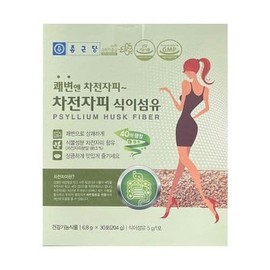 종근당건강 차전자피 식이섬유 6g x 30포 x2SET (AD) Jongkundang Health Psyllium Husk Dietary Fiber 6g x 30 Packs x 2 SET (AD)