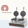 2400W Waffle Maker Electric Double Waffle Irons Nonstick Muffin Machine