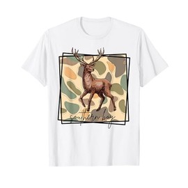 Local Southern Boy Deer Hunting Camo Outdoor Vintage Nature T-Shirt