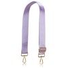 Allzedream Wide Replacement Strap for Handbag Shoulder Bag Adjustable, purple,