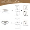 Beige Drum Lamp Shade, 13" Top x 13" Bottom x