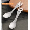 Titanium Spork,Spoon Fork Bottle Opener Outdoor Backpacking Camping Utensil