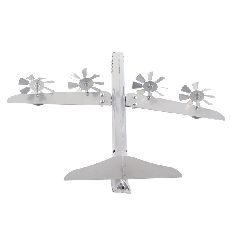 Aircraft Wind Spinner Metal Windmill Airplane Wind Spinner Sculpture for