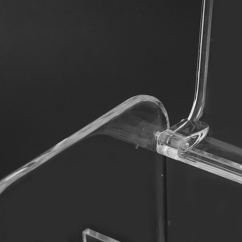 Transparent Cotton Swab Storage Box Makeup Powder Puff Cosmetic Tool