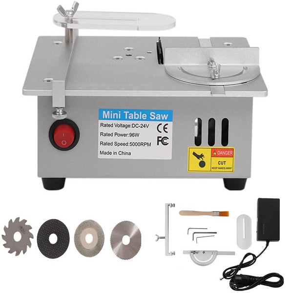 Bachin Mini Hobby Table Saw Handmade Woodworking Bench Saw 1/2"