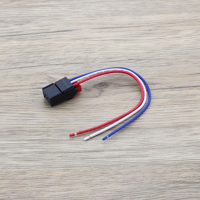 VGOL 2 Pieces Car Rear Light Wiring Harness Connection 3-Pin