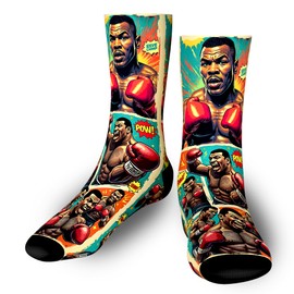 SocratesArt Boxing Fighter Boxer Ring Funny Novelty Socks For Teen Men Women