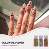 COHEALI Gold Foil Flakes Glitter Nail Glitters Decorative Foil Paper