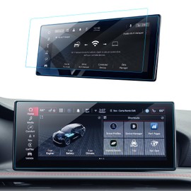 LANTU 2PCS Car Screen Protector for 2023 2024 2025 Dodge Hornet(GT, GT Plus, R/T, R/T Plus) Accessories Navigation Nano Touchscreen Protector Film HD Clear Bubble Free 10.25''