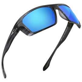 KastKing Huzzah Polarized Sport Sunglasses for Men and Women, Ideal for Driving Fishing Cycling and Running,UV Protection