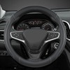 GIANT PANDA Car Steering Wheel Cover Customized for Chevy, Black