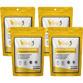 VITINITY Anti Drink Support Supplement-15+Key Ingredients for Craving Support,Liver Health,Kudzu, Milk Thistle,Holy Basil,DHM,All Natural Cleanse,Gradual Reduction,Nutrient Replenisher Tablets(60 Days)