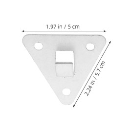 Operitacx 6Stücke Feuerlöscher Wandhalterung mit Schrauben Robuste Halterung für Feuerlöscher mit Ventilschlitzen Einfache Montage und Hohe Tragfähigkeit für