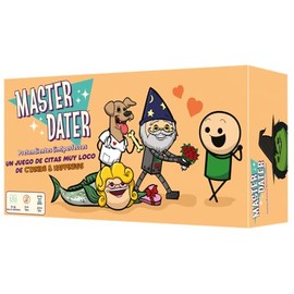Explosm Master Dater Card Game for Parties, Ages 14+, 3 to 6 Players, 20-40 Minutes Per Game, Spanish