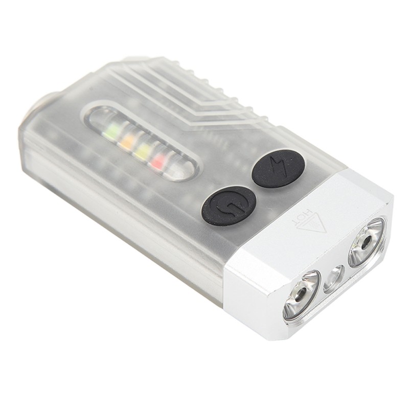 EDC Flashlight Sound Light Warning 365nm Purple Light 1000 LM