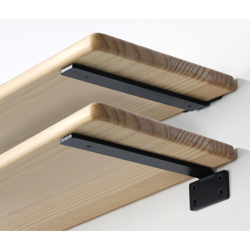 Pack of 4 Shelf Brackets Heavy Duty 20 cm Metal