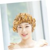Healvian Extra Large Shower Cap for Women Double Layer Bathroom