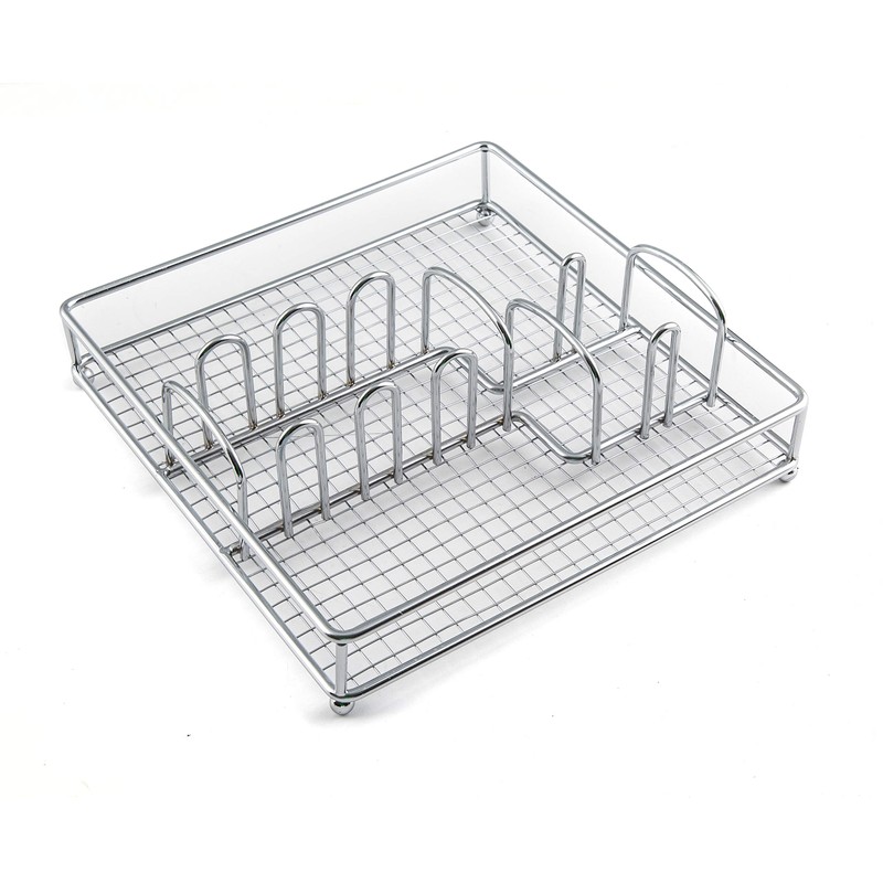 Cambridge Silversmiths Mena Sand 40-Piece with Chrome Buffet Flatware Set