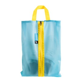 pack all Kids Shoe Bag for Travel, Water-Resistant Shoe Pouch for Gym, Odor-Resistant Soccer Cleats Bag for Sport, Cute Design for Girls, Boys, Toddlers (Blue)