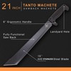 Snake Eye Machete with Heavy Duty Construction-Ergonomic Non-Slip Handle and