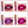 High Gloss Glitter Lip Gloss, 4 Colours Liquid Lipstick, High