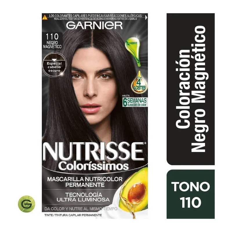Tinte Nutrisse Coloríssimos 110 Negro Magnético 45 Ml 110 Negro