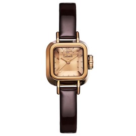 Women's Square, Leather Strap, Diamond, Wristwatch, Small, Stylish, Waterproof, Simple, Business, Brand, Cute, Casual, Luxury, Gift, Brown Watch for Women, LA183 Brown