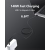 ZeitNah 140W USB C to Magnetic 3 Cable (2m/6.6ft), USB