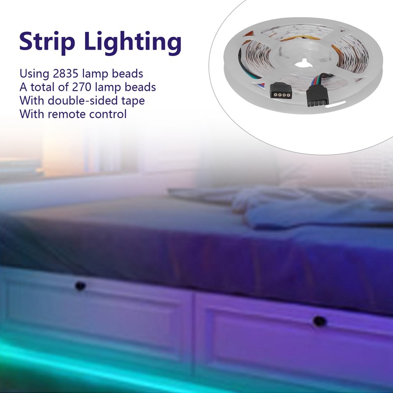 Light Strips 2835 Model Lamp Beads Remote Control 5m Lighting