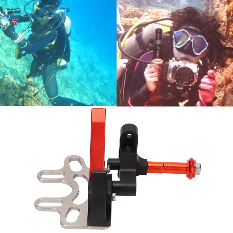 Underwater Shutter Trigger Extension Lever Portable Diving Tray Stabilizer for
