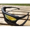 Choppers CP92803 Padded Foam Sunglasses Motorcycle ATV Glasses Black Mirror