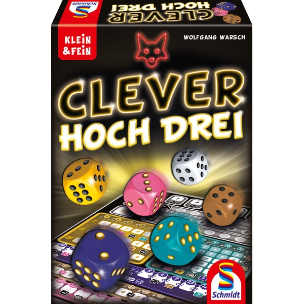 Schmidt Spiele 49384 “Clever hoch Drei”, Dice Game from the