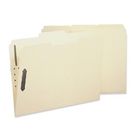 ALL-STATE LEGAL Fastener File Folders, Letter Size, Manila, 2 Fasteners, 1/3rd Cut Top Tab, 100 per Box