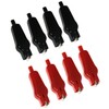 RuiLing 8-Pack 20A Insulated Alligator Clips Electric Circuit Test Testing