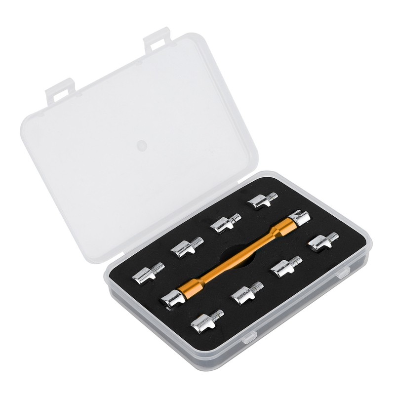 Motorcycle Spoke Wrench CNC Spanner Set 5.0‑6.8 Length 93mm/3.7in for