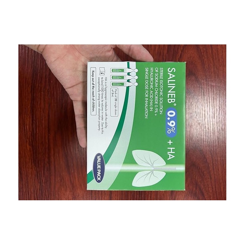 SALINEB SALINEB 0.9% Isotonic Inhalation +HA, Sterile Isotonic Solution of