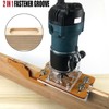 Aluminum Alloy Trimming Machine Cover with Clear Cover, Slot Plate