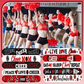Lanties 50 Pack Cheerleader Gifts Bulk for Team Funny Cheerleaders Nail Files Party Favors Cheer Gifts Cheerleading Favors for Women Girls Teammates