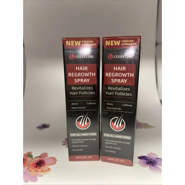 CEESSTING 2 pack CEESSTING HAIR REGROWTH SPRAY 60ml (2 FL.