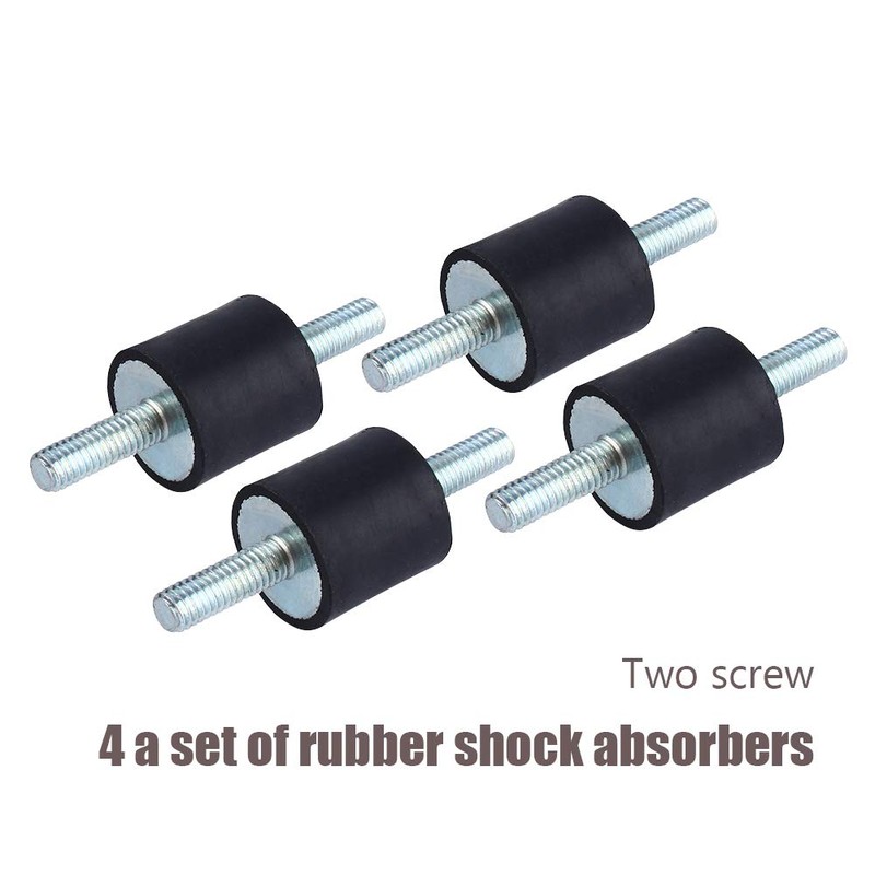 M6 Rubber Mount, 4 Pieces Anti-Vibration Isolator Rubber Vibration Isolation