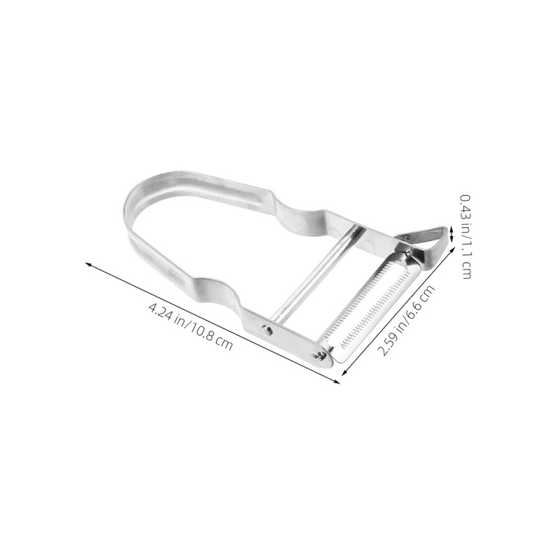 Mikinona 2pcs Stainless Steel Vegetable Peelers for Kitchen Efficient Potato