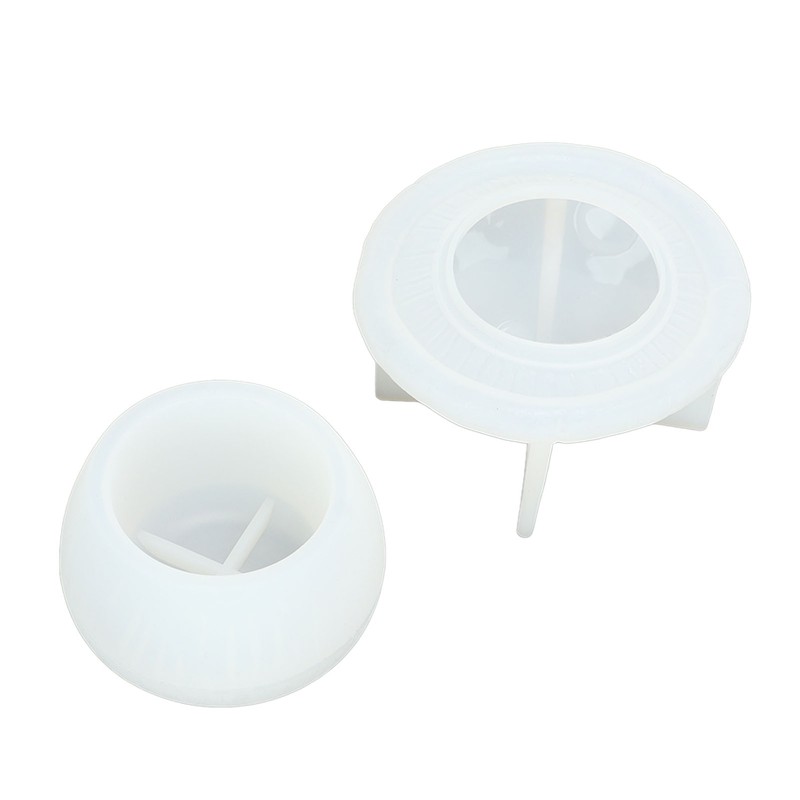Mushroom Jar Silicone Molds Easy Demoulding Flexible Reusable Container Box