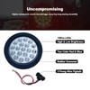 XtraGlow 4 inch Round Dual Revolution LED Tail Lights Red
