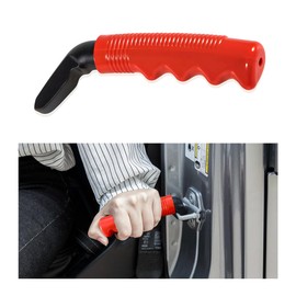 Yourkar Car Door Handle Assist, Multifunctional Portable Vehicle Assist Support Handle for Elderly, Auto Door Latch Support Handle for Getting in/Out of Car, Car Accessories (Red)