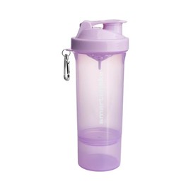 Smartshake Slim Bottle Shaker Cup with 500 ml Capacity, Pale Lilac