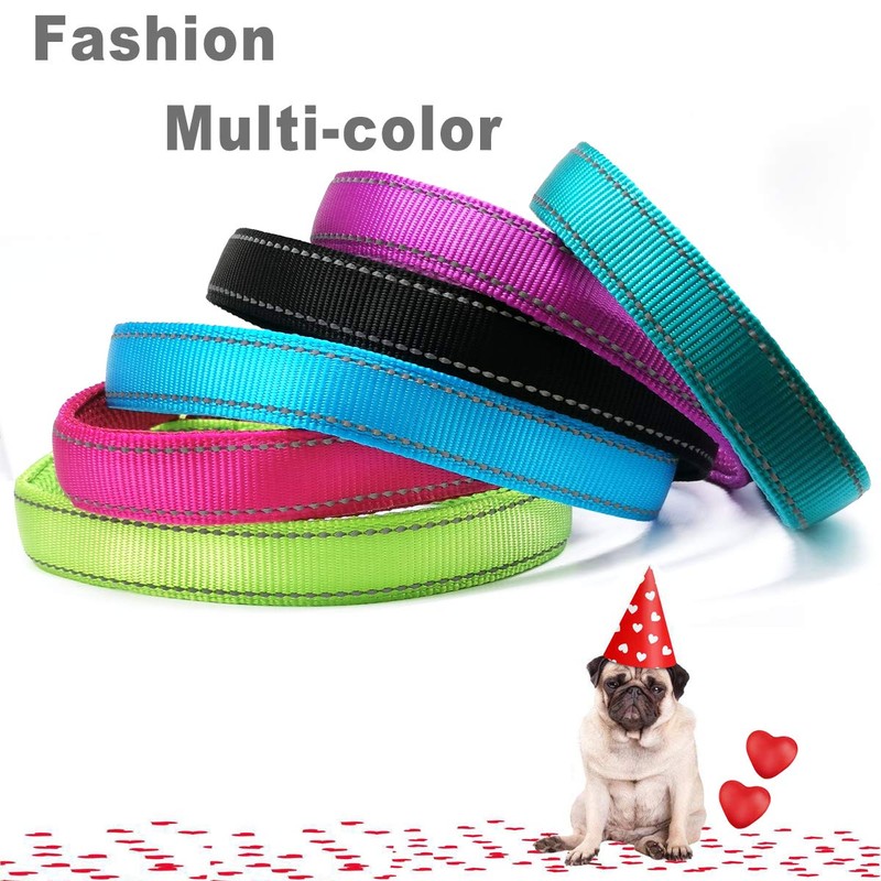 Mycicy Reflective Dog Choke Collar, Soft Nylon Training Slip Collar