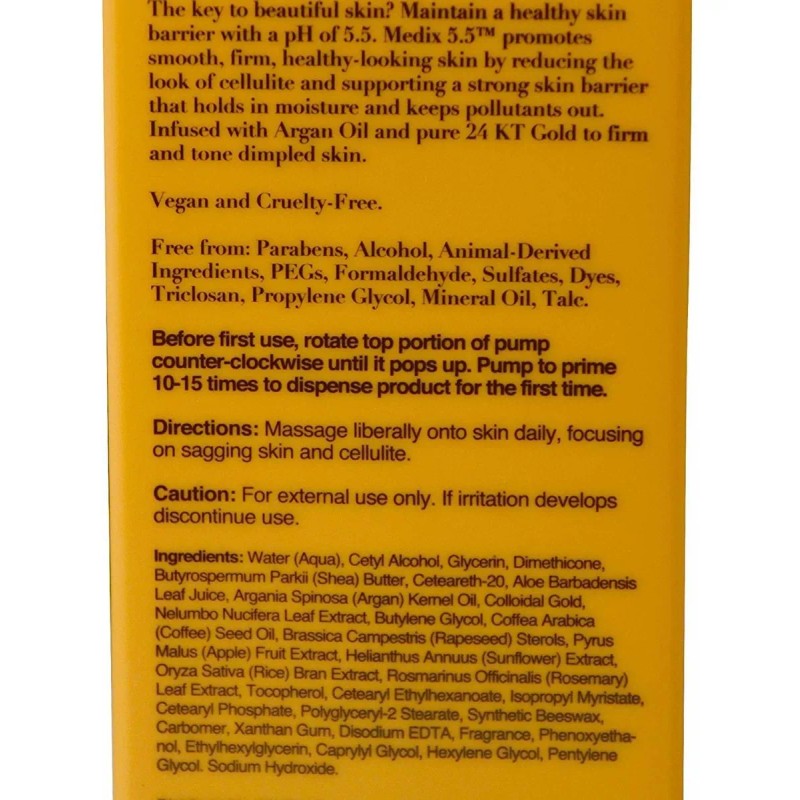 Medix 5.5 Aceite De Argán Crema Con Oro 24kt. Anti-flacidez