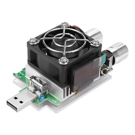 35W Adjustable USB Constant Current Electronic Load Battery Voltage Capacity Tester With LCD