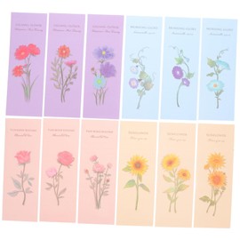 FUNOMOCYA 4 Sets Fresh Illustrated Letter Paper Envelopes Set for Creative Writing Dual Sided Stationery with Beautiful Patterns for Letters to Friends Family