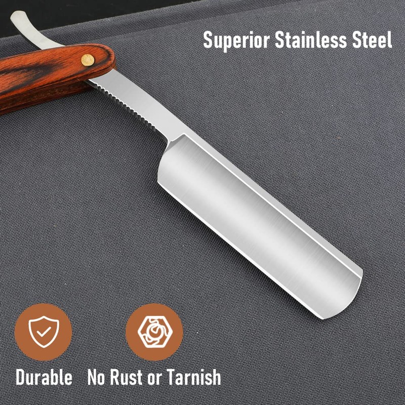 Straight Razor With Strope - Professional Straight Edge Barber Premium